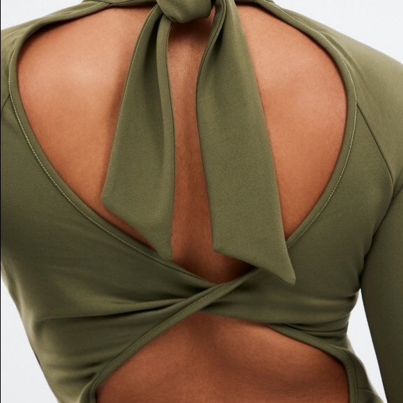 Fabletics Racquel Back Twist Dress L & XL - NEW! - Picture 3 of 4